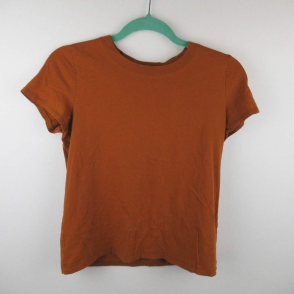 Madewell Tops - Madewell Mustard Brown Northside Vintage Short Sleeve Tee sz XS